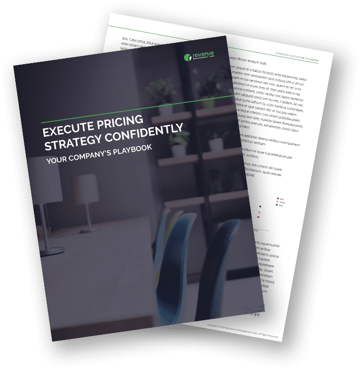 a book titled execute pricing strategy confidently your company's playbook